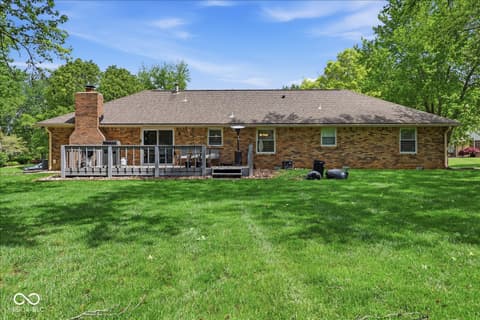 Backyard at 416 Macy Way, Greenwood, IN