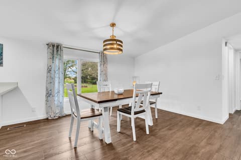 Dining room at 4315 W US HIGHWAY 136, Crawfordsville, IN