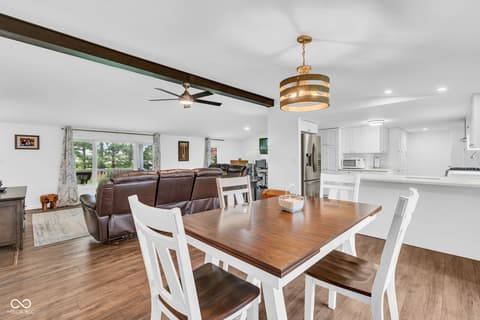 Dining room at 4315 W US HIGHWAY 136, Crawfordsville, IN