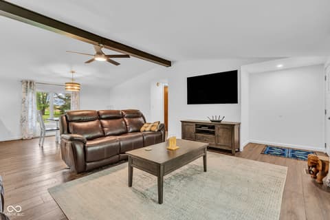 Living room at 4315 W US HIGHWAY 136, Crawfordsville, IN
