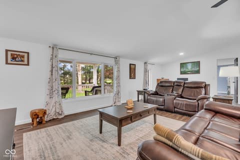 Living room at 4315 W US HIGHWAY 136, Crawfordsville, IN