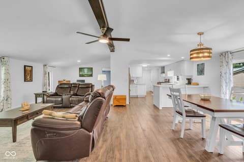 Living room at 4315 W US HIGHWAY 136, Crawfordsville, IN