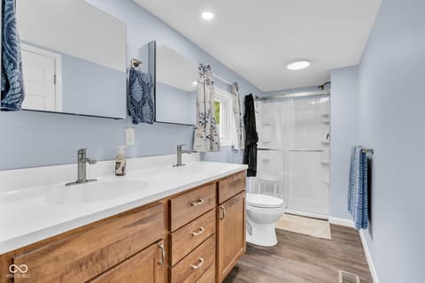 Bathroom at 4315 W US HIGHWAY 136, Crawfordsville, IN