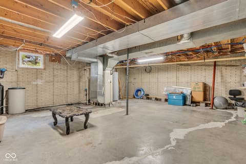 Basement at 4315 W US HIGHWAY 136, Crawfordsville, IN