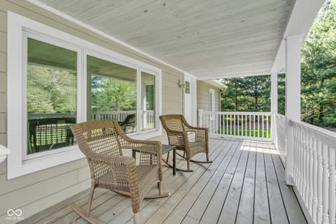 Outdoor living area at 4315 W US HIGHWAY 136, Crawfordsville, IN