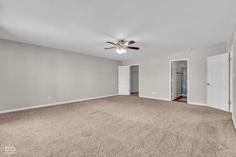 Primary bedroom at 2805 Solidago Drive, Plainfield, IN