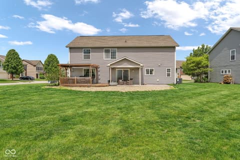 Backyard at 2805 Solidago Drive, Plainfield, IN