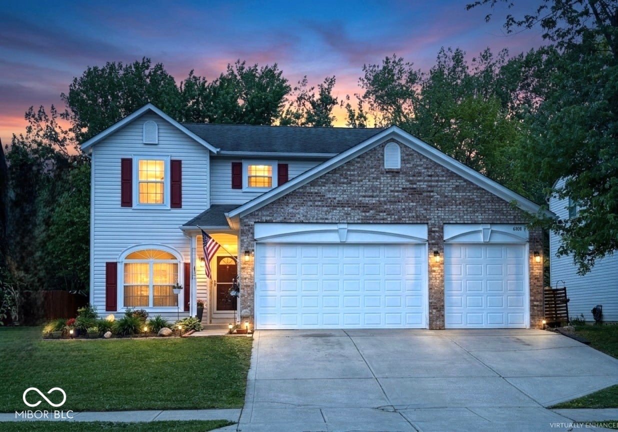 Front exterior at 6101 E Terhune Court, Camby, IN