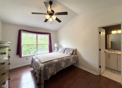 Primary bedroom at 6101 E Terhune Court, Camby, IN