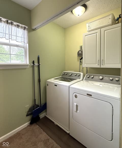 Laundry room at 6101 E Terhune Court, Camby, IN