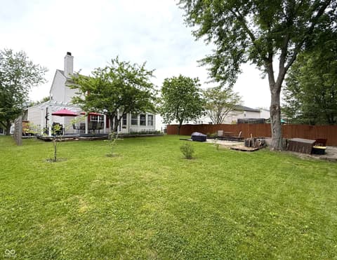 Yard at 6101 E Terhune Court, Camby, IN