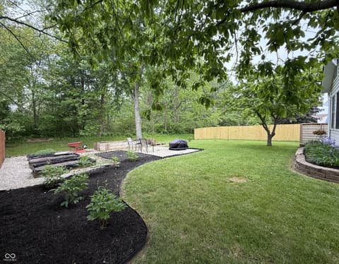Yard at 6101 E Terhune Court, Camby, IN
