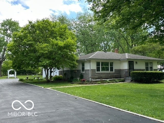Front exterior at 5701 Garden Drive, Indianapolis, IN