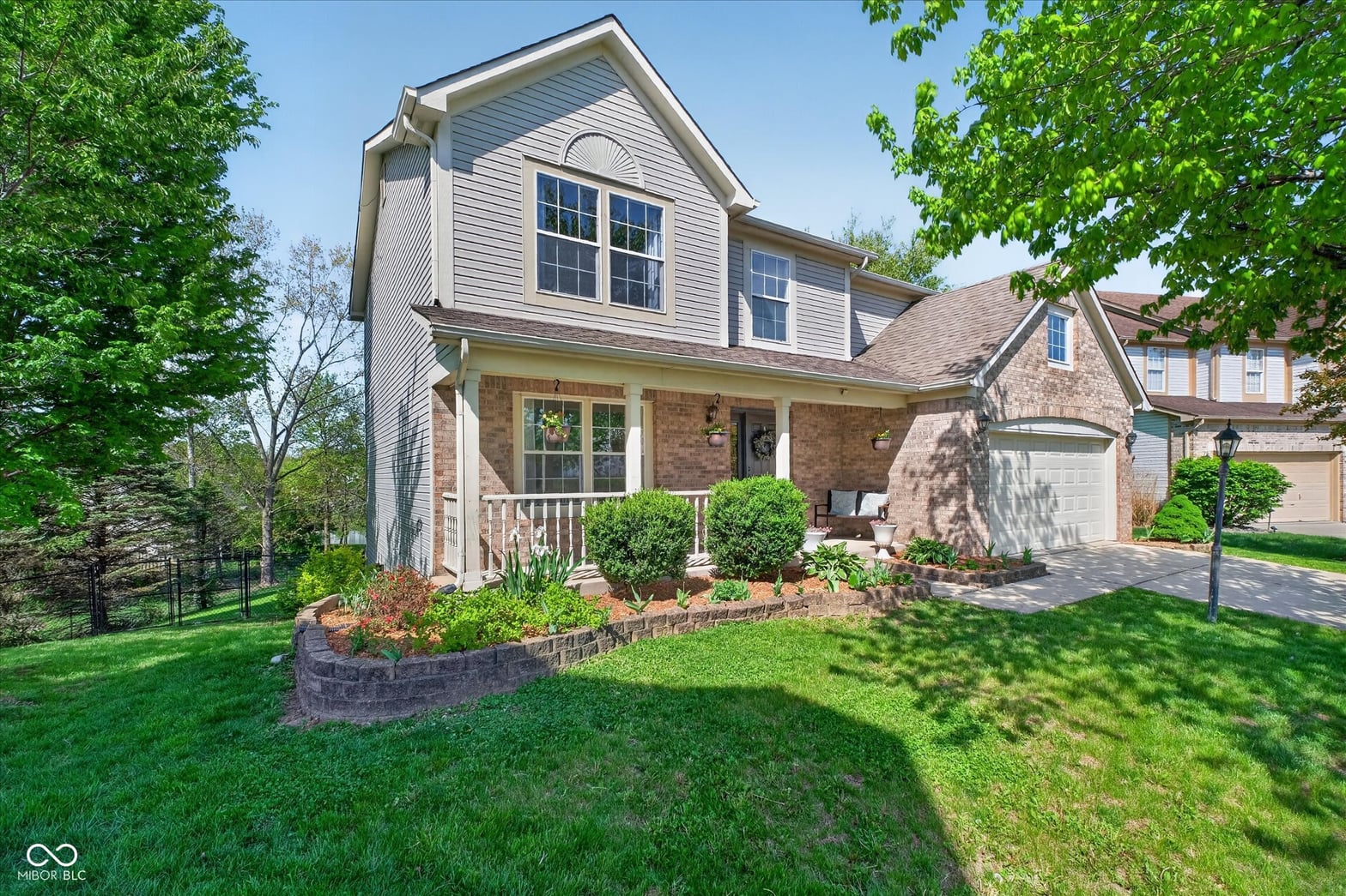 Front exterior at 3399 Buckmoor Parkway, Greenwood, IN