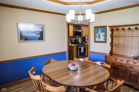 Dining room at 298 Lake Drive, Greenwood, IN
