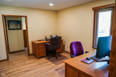 Home office at 298 Lake Drive, Greenwood, IN