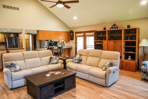 Living room at 298 Lake Drive, Greenwood, IN