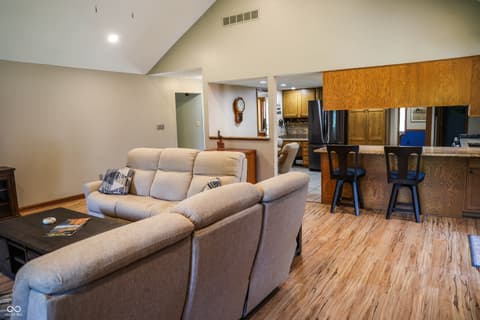 Living room at 298 Lake Drive, Greenwood, IN