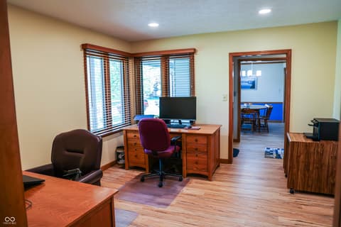Home office at 298 Lake Drive, Greenwood, IN