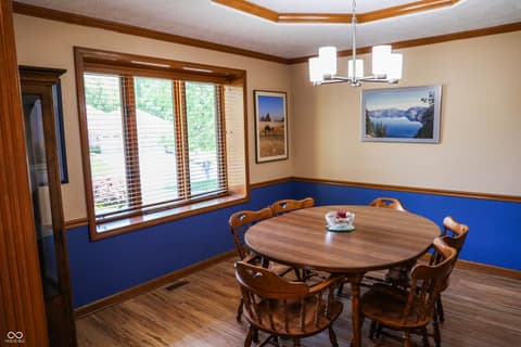 Dining room at 298 Lake Drive, Greenwood, IN