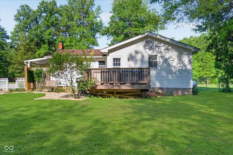 Backyard at 7295 Beech Grove Road, Martinsville, IN