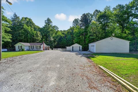 Front exterior at 7295 Beech Grove Road, Martinsville, IN