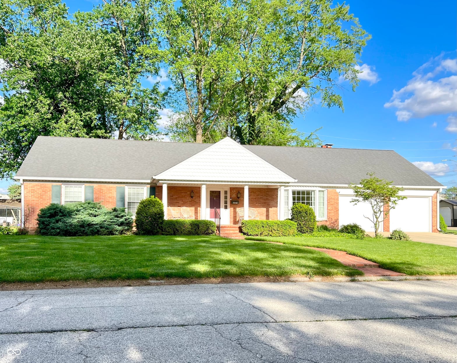 Front exterior at 1025 Maple Drive, Greenfield, IN