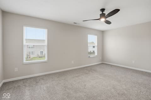 Primary bedroom at 832 Snowberry Run, Greenwood, IN