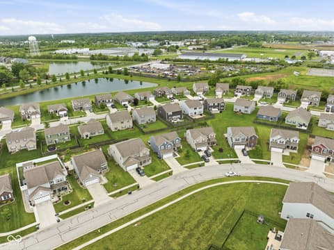 Aerial view at 832 Snowberry Run, Greenwood, IN