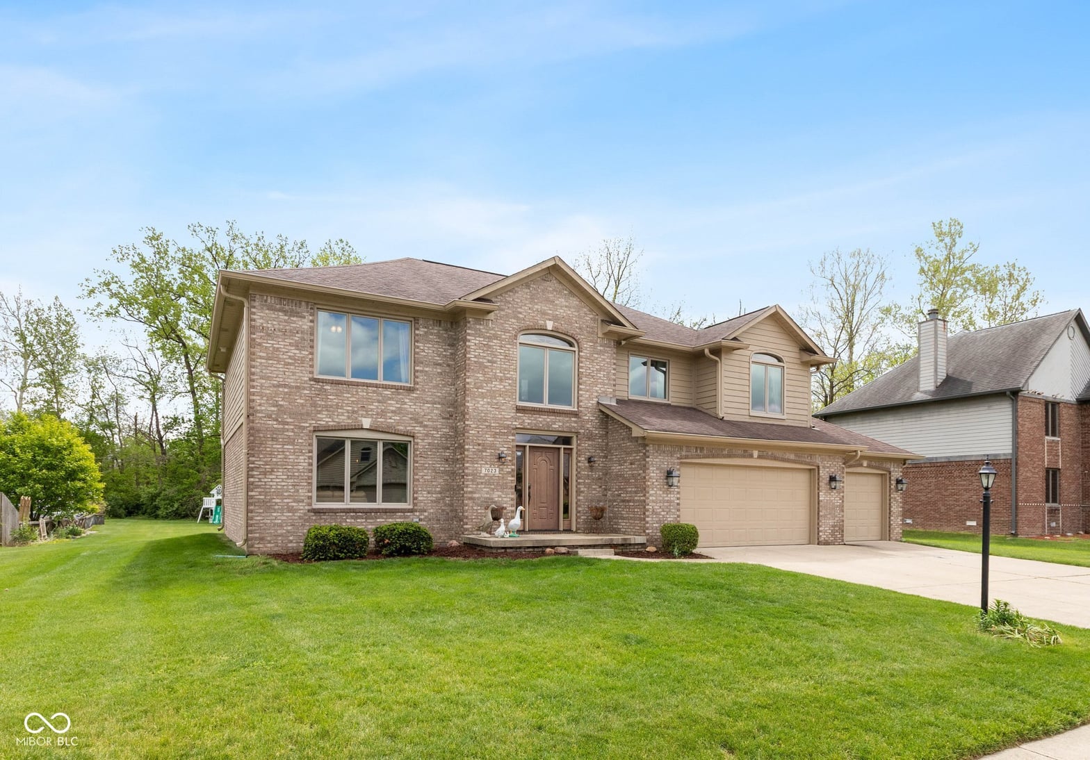 Front exterior at 7023 Stonecreek Drive, Plainfield, IN