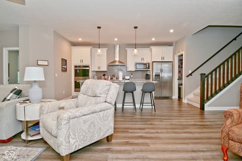 Living room at 1418 Hideaway Circle, Brownsburg, IN