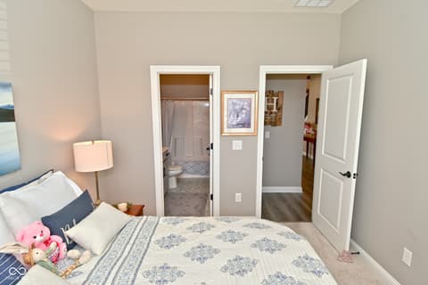Bedroom at 1418 Hideaway Circle, Brownsburg, IN