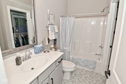 Bathroom at 1418 Hideaway Circle, Brownsburg, IN