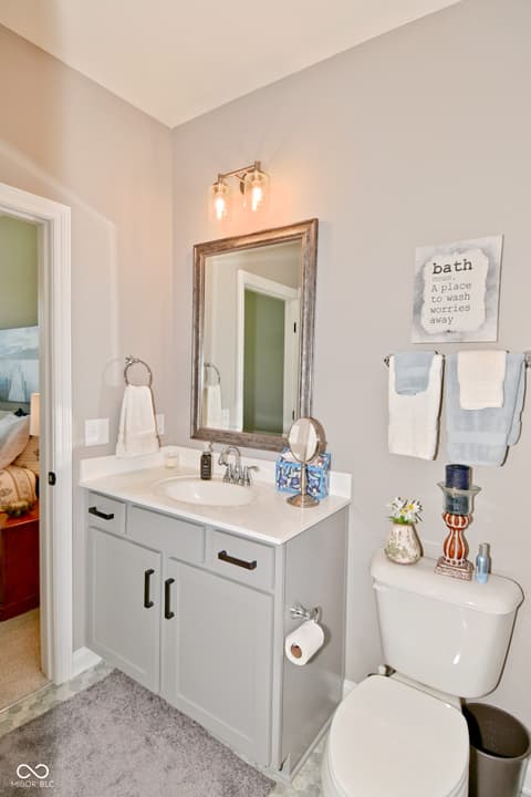Bathroom at 1418 Hideaway Circle, Brownsburg, IN