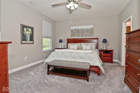 Bedroom at 1418 Hideaway Circle, Brownsburg, IN