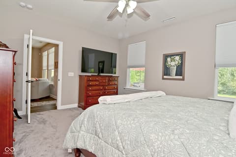 Bedroom at 1418 Hideaway Circle, Brownsburg, IN
