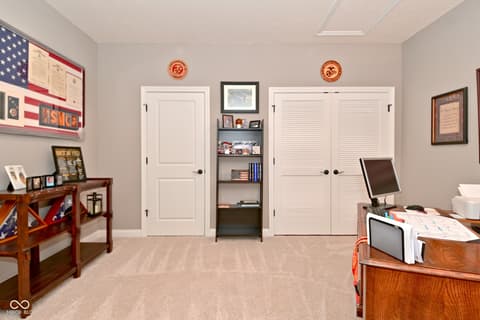 Home office at 1418 Hideaway Circle, Brownsburg, IN