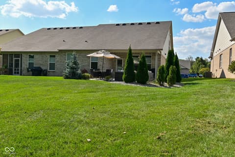 Backyard at 1418 Hideaway Circle, Brownsburg, IN