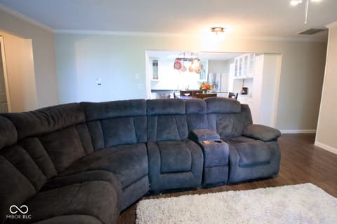 Living room at 9885 E County Road 1000 N, Brownsburg, IN