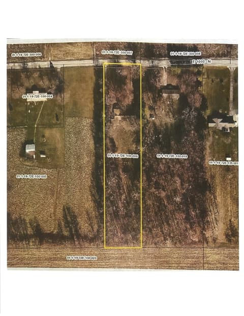 Map — 9885 E County Road 1000 N, Brownsburg, IN