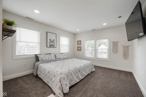 Primary bedroom at 1419 Wright Street, Indianapolis, IN