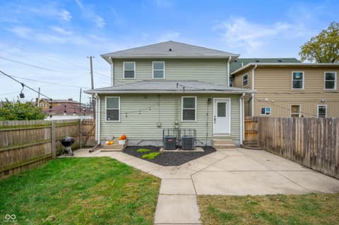 Backyard at 1419 Wright Street, Indianapolis, IN