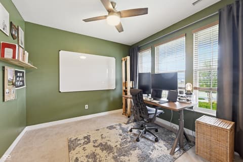 Home office at 2475 S Copperstone Drive, New Palestine, IN