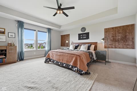 Primary bedroom at 2475 S Copperstone Drive, New Palestine, IN