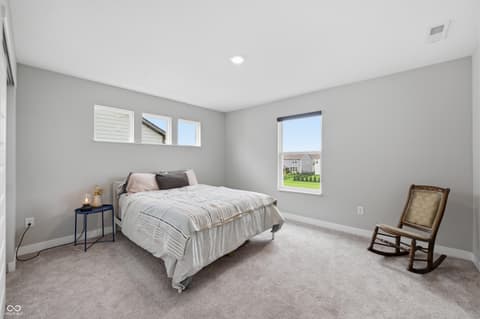 Bedroom at 2475 S Copperstone Drive, New Palestine, IN