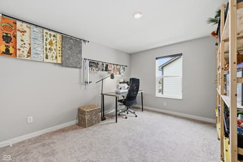 Bedroom at 2475 S Copperstone Drive, New Palestine, IN