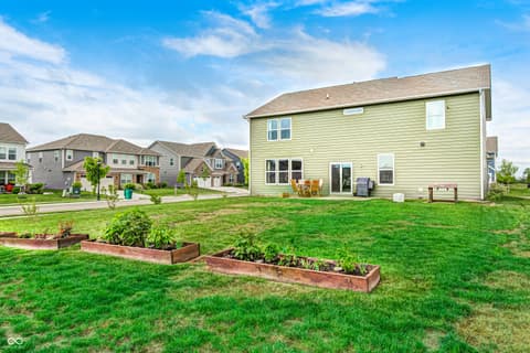 Backyard at 2475 S Copperstone Drive, New Palestine, IN