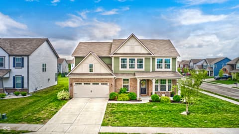 Front exterior at 2475 S Copperstone Drive, New Palestine, IN