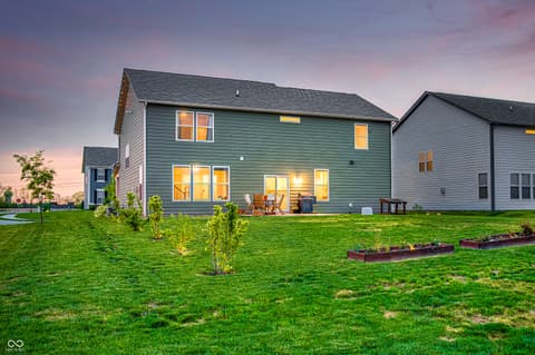 Backyard at 2475 S Copperstone Drive, New Palestine, IN