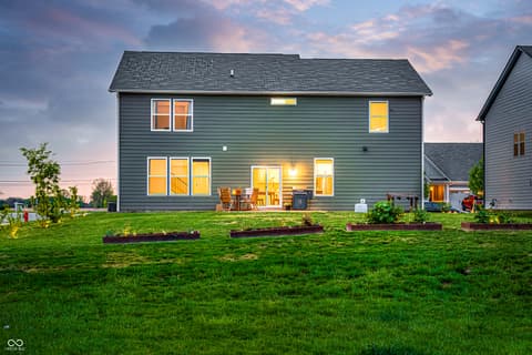 Backyard at 2475 S Copperstone Drive, New Palestine, IN